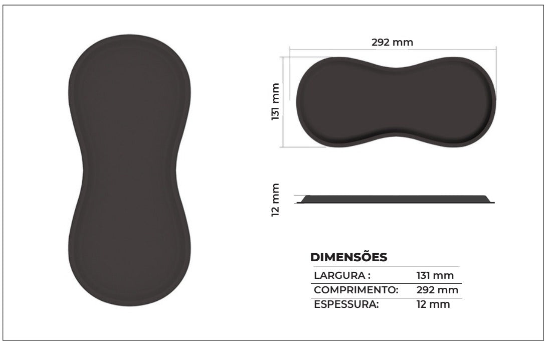 Espuma Feijão Anatômica DD